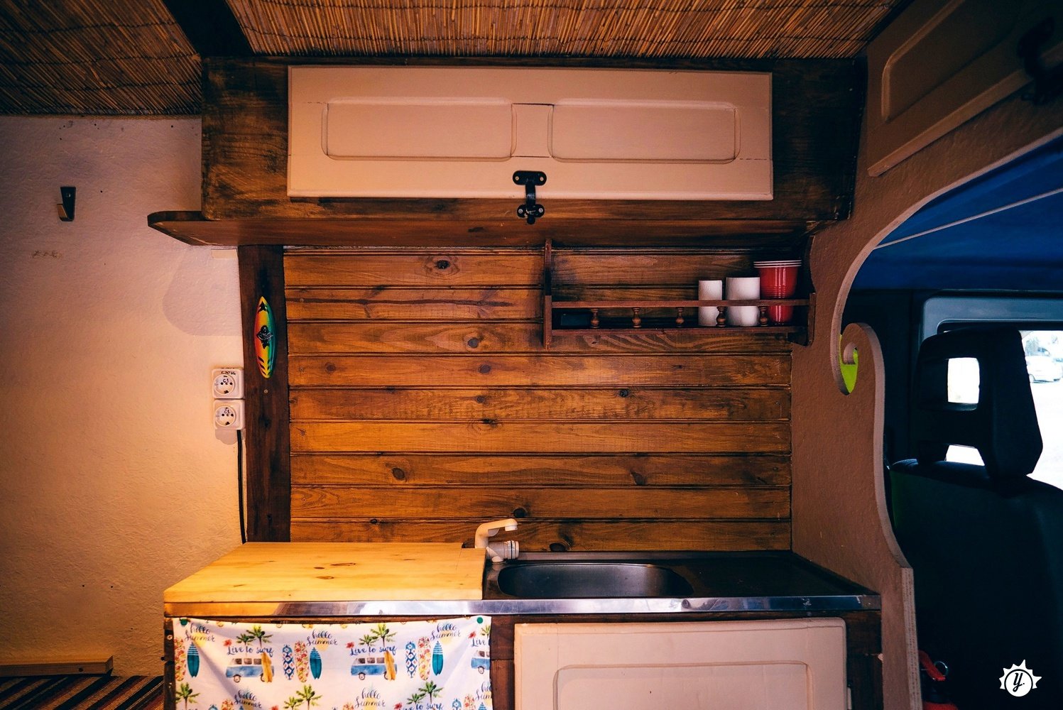 Meuble cuisine-frigo Van - Équipement caravaning